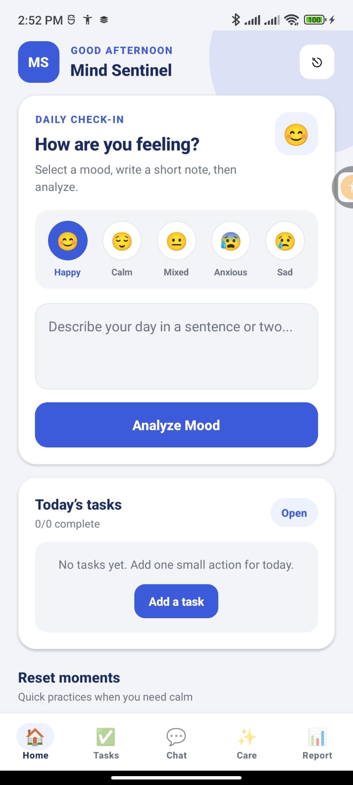 Mind Sentinal AI screen 5